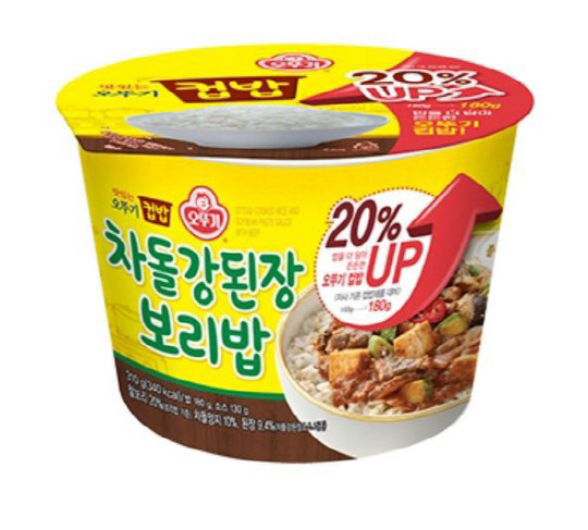 오뚜기가 편의점에서 판매하는 컵밥 등의 가격을 올린다. <오뚜기 제공>